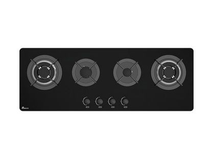 تصویر اجاق گاز 4 شعله شیشه ای بیمکث مدل 5020